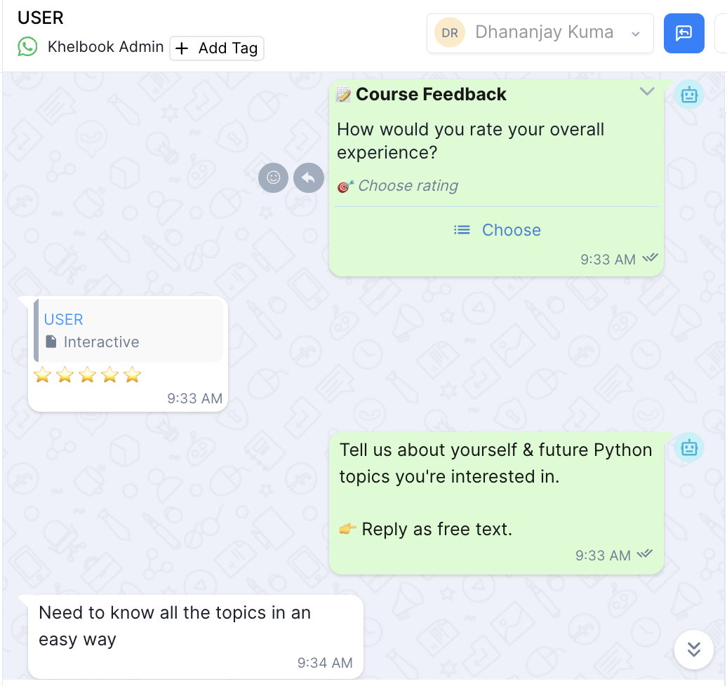 User feedback screenshot 3